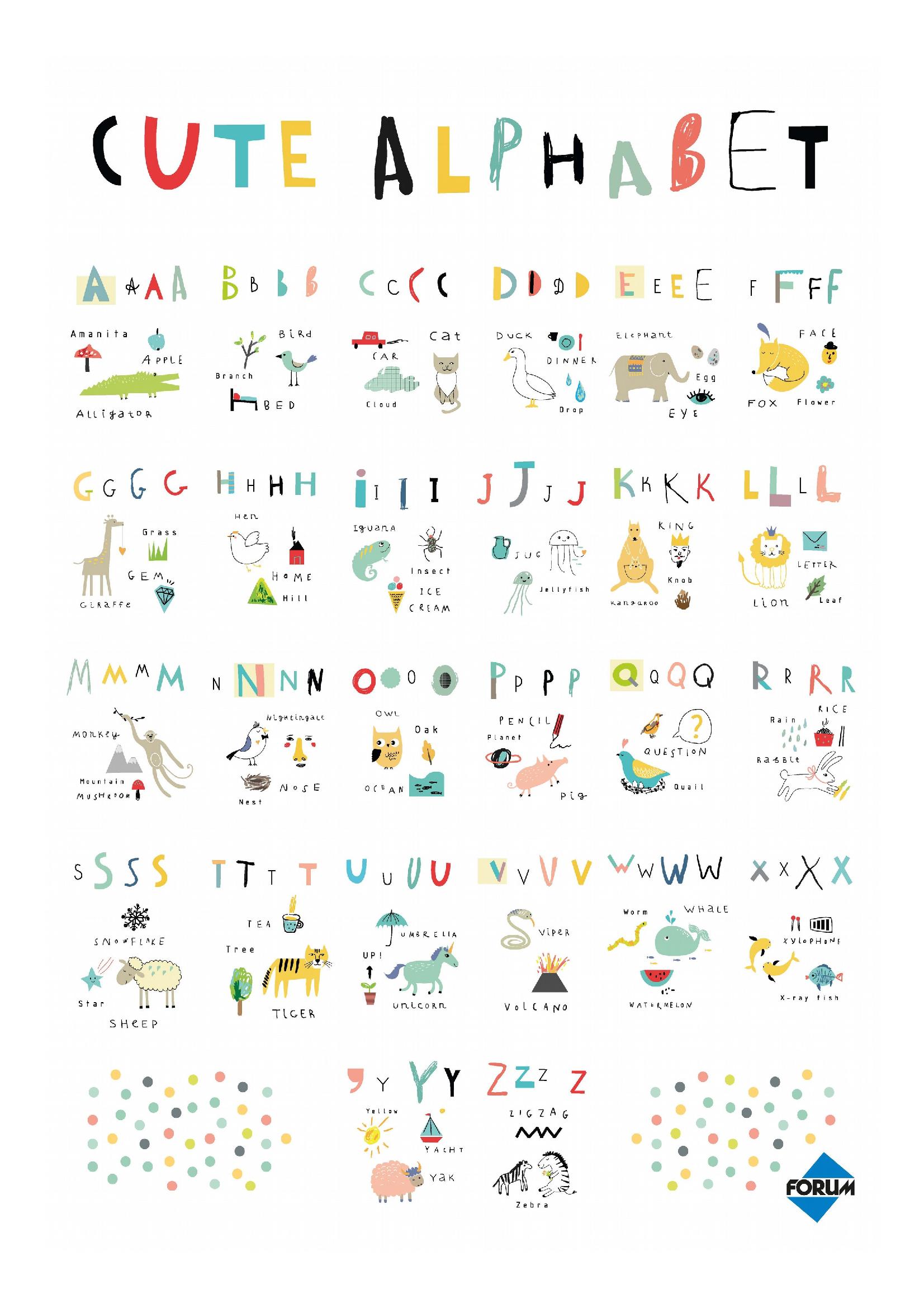 Cute Alphabet